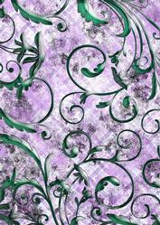 Pansey Swirls Backing Paper