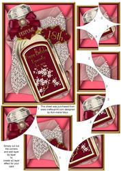 Blossom Perfume 18th Birthday 7x5in Quad Corner Stacker