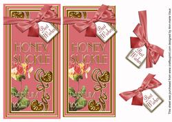 Honeysuckle Perfume Best Wishes Dl Topdown Decoupage Topper
