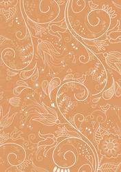 Borange Floral Lace Lights A4 Backing Paper