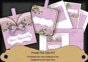 Lilac Rose Magical Day Pocket Pull Card Kit