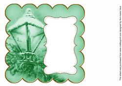 Dgreen Lantern2 Plain 8in Scallop Insert Panel