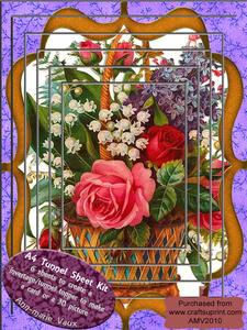 Flower Basket A4 Tunnel Topper Kit