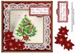 Red Tree Ours to Yours Christmas 8in Sentiment Topper