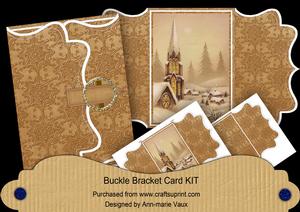 Snow Steeple Buckle Bracket Mini Card Kit