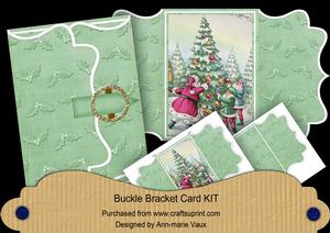 Decorating Tree Buckle Bracket Mini Card Kit