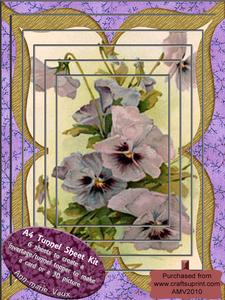 Purple Pansy Tunnel Topper Kit