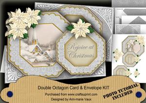 Ice Church Rejoice at Christmas Double Octagon Card Kit