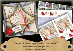 Glory Book Blue 3D Star Card Mini Kit