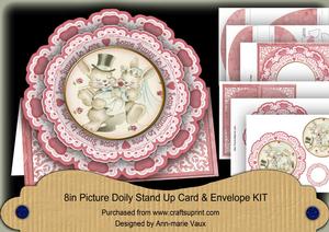 Love Bunnies Some Bunnie to Love Picture Doily C & E Kit