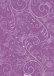 Lilac Floral Lace Darks A4 Backing Paper