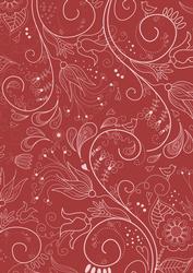 Pink Floral Lace Darks A4 Backing Paper