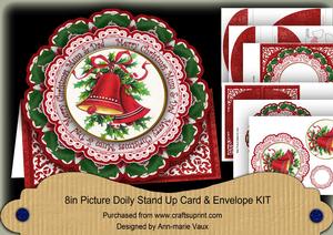 C Bells Merry C Mum & Dad 3D Picture Doily C & E Kit