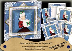 Winter Lady Wu Merry Christmas Diamond Megacoupage Cf Kit