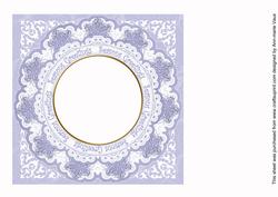 Blue Robin Seasons Greetings 8in Insert Panel