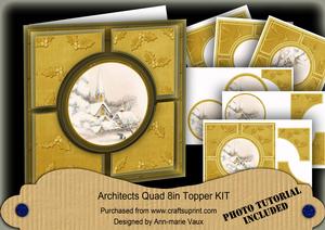Ice Church Gold Architects Quad 8in Cf Kit