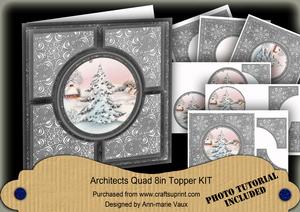 Snow Tree Silver Architects Quad 8in Cf Kit