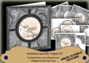 Ice Church Silver Architects Quad 8in Cf Kit