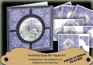 Blue Village Church Architects Quad 8in Cf Kit