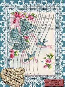 Lace Wedding Anniversary A4 Swirvey Side Stacker Kit