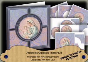 Mother Mary Blue Architects Quad 8in Cf Kit
