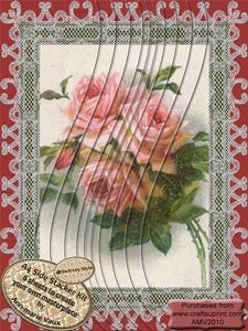 Pretty Rose Bouquet A4 Swirvey Side Stacker Kit