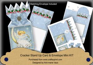 Angel Stars Cracker Card & Envelope Mini Kit