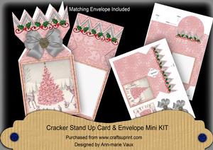 Tree Family Cracker Card & Envelope Mini Kit