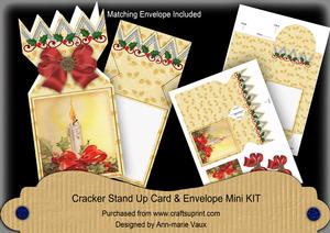 Single Candle Cracker Card & Envelope Mini Kit