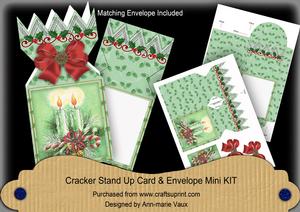 Candle Duo2 Cracker Card & Envelope Mini Kit
