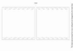 Holly Silver Plain 5-5in Folded Insert