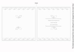 Holly Silver Our House to Yours 5-5in Folded Insert
