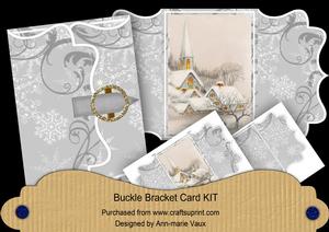 Silver Ice Church Buckle Bracket Mini Card Kit