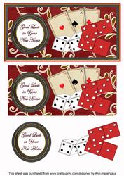 Mens Red Games New Home Dl Decoupage Topper