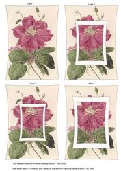 Single Pink Rose Tunnel Sheet