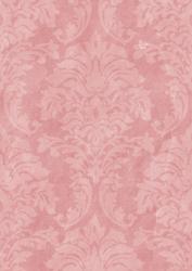 Pink Old Damask A4 Backing Paper
