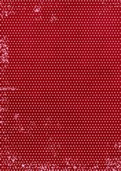 White Dotty Red A4 Backing Paper