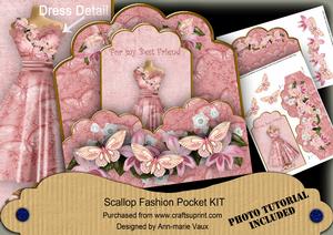 Pink Butterfly Best Friend Fashion Tag Cf Minikit