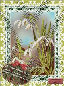 Spring Snowdrops A4 Side Step Stacker Kit