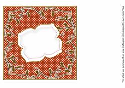 Sunrise Dotty Fancy 7in x 7in Square Insert Panel Sheet