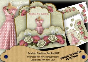 Pink Olive Poppy Passion 4 Fashion Tag Cf Mini Kit