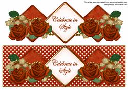 Sunrise Rose Celebrate in Style Exlarge Dl Diamond Topper