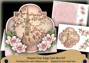 Blossom Church Fancy Over 3D Mini Card Kit