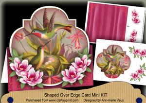 Nectar Birds Fancy Over 3D Mini Card Kit