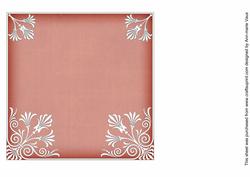 Sunrise 7in Ornate Lace Tag Matching Insert Panel