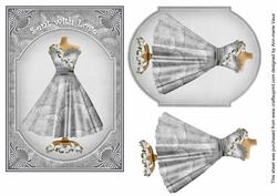 Silver Butterfly Sent with Love 7x5inch Fashion Topper