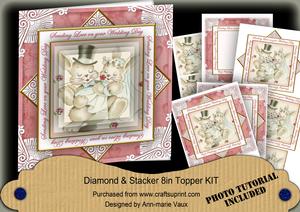 Lovebunnies Wedding Day Diamond Megacoupage Cf Kit
