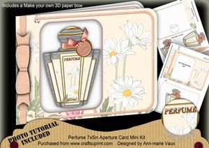 Daisies Perfume 7x5inch Aperture Card Mini Kit