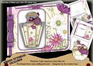 Cosmos Mix Perfume 7x5inch Aperture Card Mini Kit