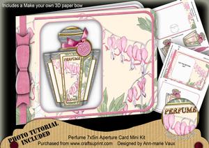 Bleeding Hearts Perfume 7x5inch Aperture Card Mini Kit